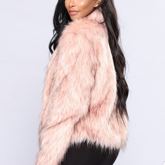 Faux fur jacket - Picture 2 of 2